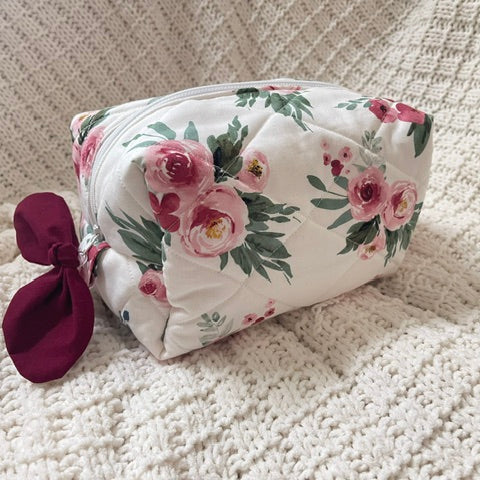 Boxy Makeup Bag/ Essentials Bag