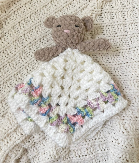 Blanket Lovey Brown Bear