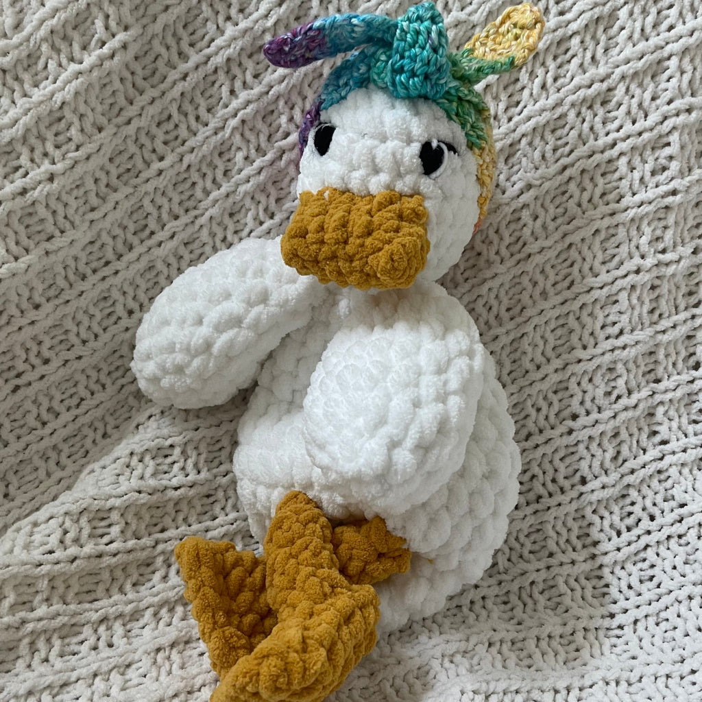 Duck Snuggler-Lovey Teal