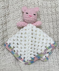 Blanket Lovey Pink Bear