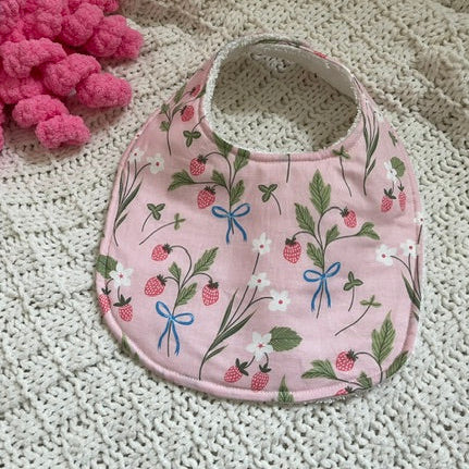 Strawberry Bib