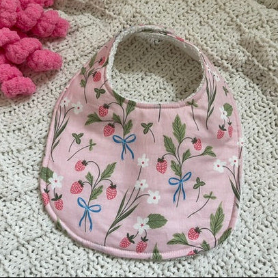 Strawberry Bib