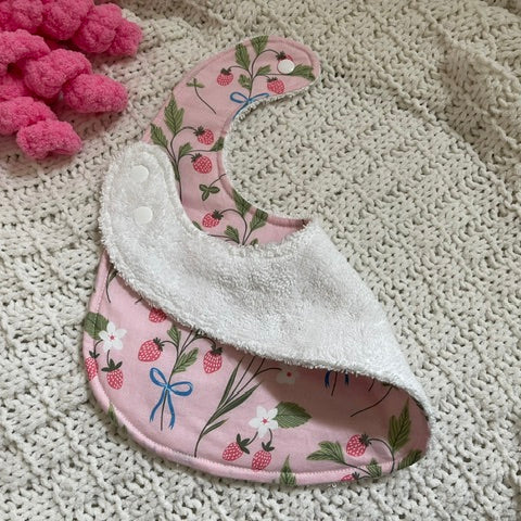 Strawberry Bib