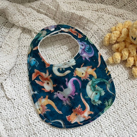 Axolotl Bib Blue