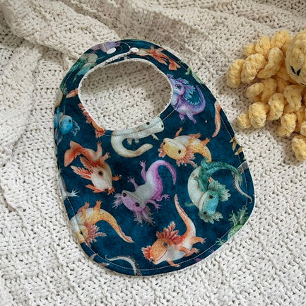 Axolotl Bib Blue
