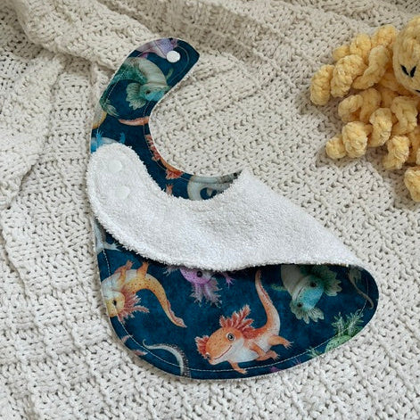 Axolotl Bib Blue