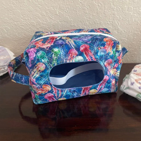 Jellyfish Diaper and Wipe Bag