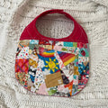 Red Scrappy Bib