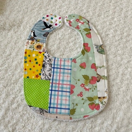 Scrappy Green Bib