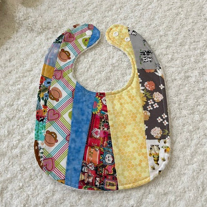 Scrappy Quilted Bib
