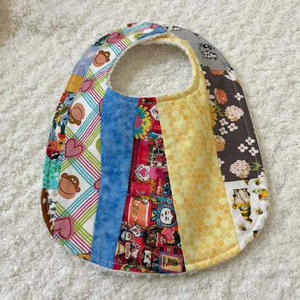 Scrappy Quilted Bib