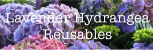 Lavender Hydrangea Reusables - Home